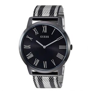 GUESS Two-Tone Stainless Steel Mesh Bracelet Watch